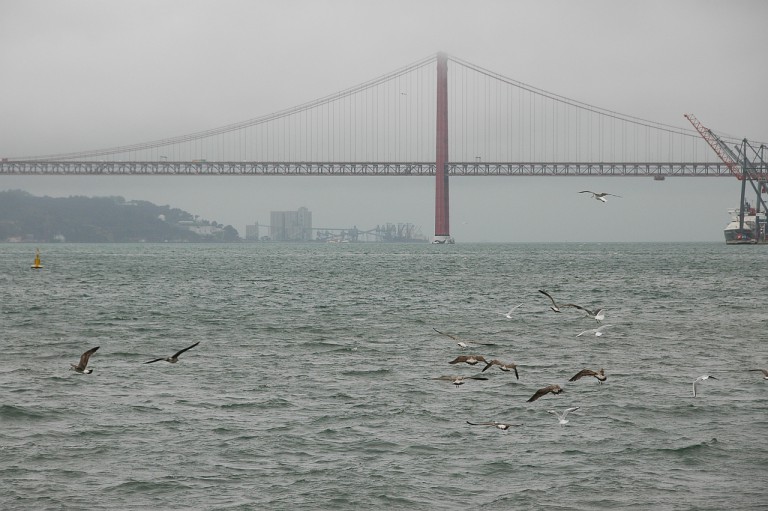 Blick auf Tejo-Brücke