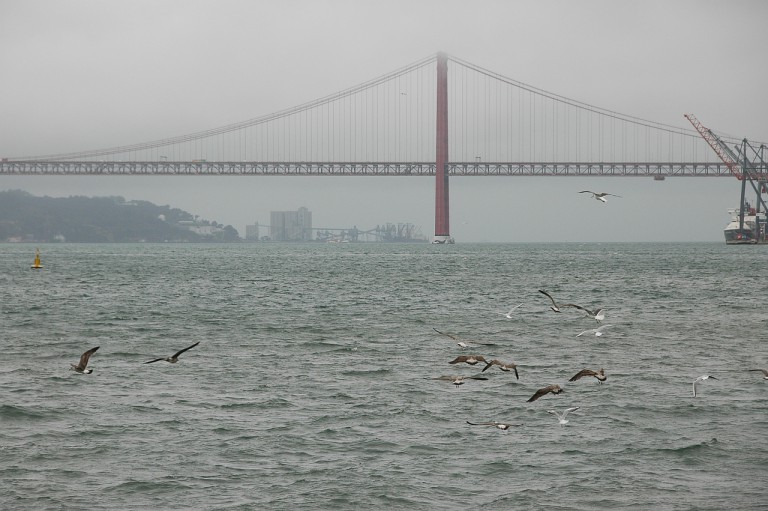 Blick auf Tejo-Brücke